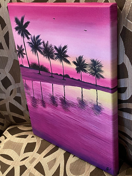 Canvas Print - Pink Sunset