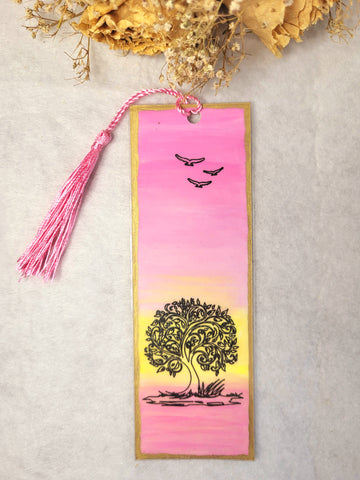 Handmade Bookmark, Pray, hope and don't worry