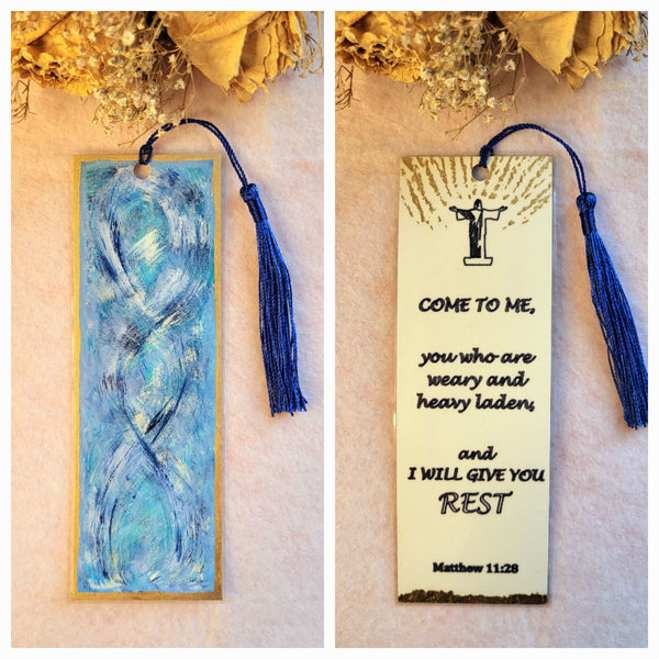 Handmade Bookmarks inspired by the Walking on the Water scene (The Chosen TV Series)
